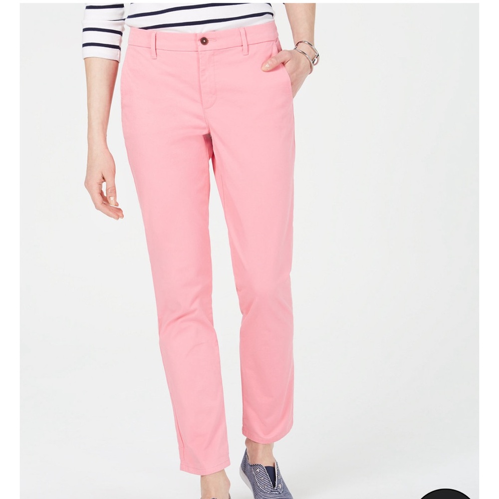 NEW Tommy Hilfiger Flex Hampton Straight Leg Pants Size 8